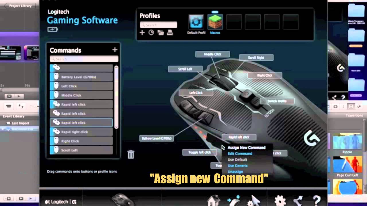 Logitech G Series Mouse Macro Tutorial Youtube