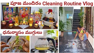 IndianHousewife Cleaning Routine  ధనుర్మాసం ముగ్గులు tiruppavai పాశురంగురించి#home #teluguvlogs#diml