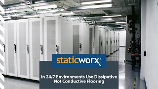 In 24/7 Environments Use Dissipative Not Conductive Flooring