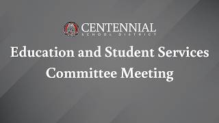 CSD - Education/Student Services Committee - April 15, 2026