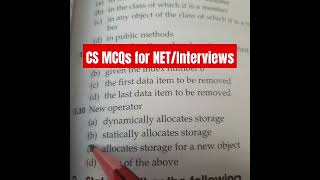 CS MCQs💻 #youtubeshorts #technology #c #coding #java #python #sql #csharp #ai #javascript #mcq #c++