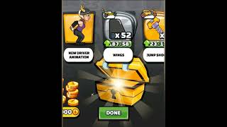 omg 😱 i got the new bull animation 😳 in chest for free🤯 hill climb racing 2 #hcr2