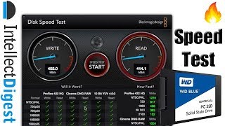 WD Blue SSD Speed Test