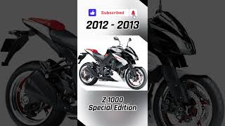 Evolution of Kawasaki Z1000 (2003 - 2012) Part 2 #shorts