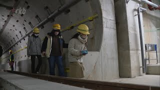 来年３月開業予定「櫛田神社前駅」で見学会　福岡市地下鉄七隈線の延伸区間