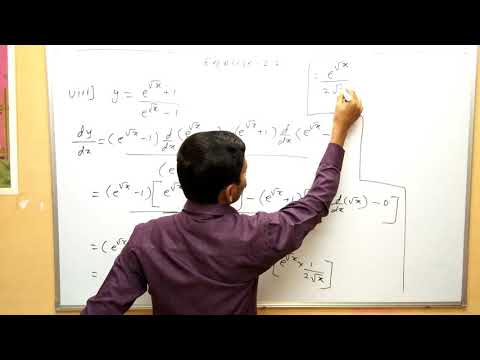 Differentiation part 5 Exercise 2.2 Derivative Maharashtra Board maths Class 12 Differentiation part 5 Exercise 2.2 Derivative Maharashtra Board maths Class 12