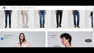 7 For All Mankind Website Review