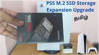 PS5 M.2 SSD Storage Expansion Upgrade 1TB - Samsung 980 pro | Heat Sink - Tamil