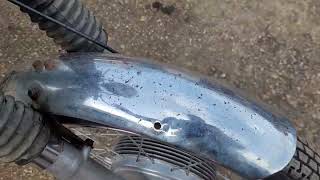 ajs 500 barn find walk around. #ajs #matchless #british