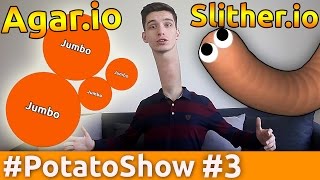 AGARIO OR SLITHERIO ?! Which is the BEST? ( Potato Show #3 )