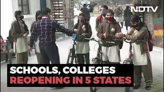 Schools, Colleges Reopen In Delhi, 4 Other States As Covid Cases Drop
