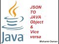 Json Lesson(From Java class to JSON OBJECT)