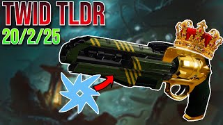 Palindrome's Return, Glaive And Sword Update And More | Destiny 2 TWID TLDR