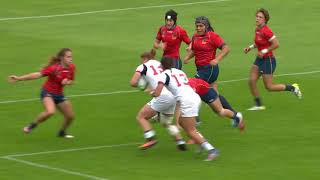 HIGHLIGHTS: USA beat Spain 43 - 0 at the Women's Rugby World Cup