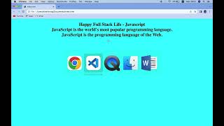 Basic Javascript Lesson 1: Hello world, alert, console log