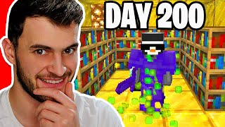 Reacting to my 200 DAYS in Hardcore Minecraft!