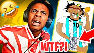 iShowSpeed😂 Reacts again To His Fan Art!?   but in the end...