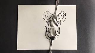 Found Object Drawing