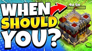When To Upgrade Your Town Hall in Clash of Clans!