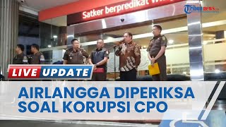 Diperiksa 12 Jam Kasus Korupsi CPO, Menko Perekonomian Airlangga Hartarto Dicecar 46 Pertanyaan