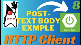 Http Client Post Example In Spring Boot | Http Client Post With Text Body Example Spring Boot Java