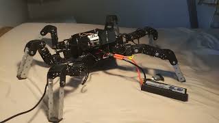 Spider robot - precisely controlled body movements