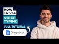 How to Use Voice Typing in Google Docs [2026 Guide]