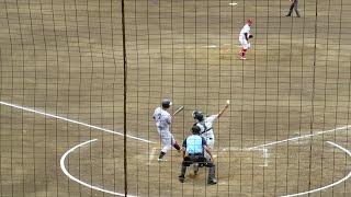 2023/6/18.19　有馬 諒 （関西大学）　セカンドスローイング　大学日本代表選考合宿　【2023年ドラフト候補】