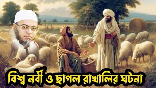 বিশ্ব নবী ও ছাগল রাখালির ঘটনা। মুফতি নাসির উদ্দীন আনসারী। Adarsha TV Bangla waz 2025