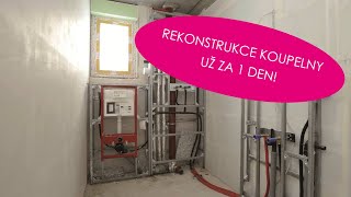 Rekonstrukce koupelny za jeden den: Jde to?