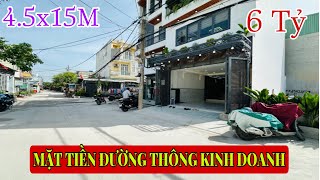 Bán nhà Quận 12 giáp Gò Vấp mặt tiền đường thông kinh doanh mà giá chỉ hơn 6 tỷ