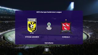 ⚽ Vitesse vs Dundalk ⚽ | UEFA Europa Conference League (05/08/2021) | PES 2021