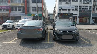 Cara Mudah Parking Undur Bagi Kereta Yang Tak Ada Video Belakang👍😁