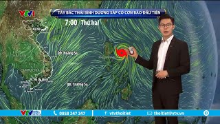 Dự báo thời tiết 9h10 - 24/05/2024 | Tây Bắc Thái Bình Dương sắp có cơn bão đầu tiên | VTVWDB