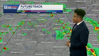 Several rounds of thunderstorms will sweep across Alabama in this weekend's weather forecast