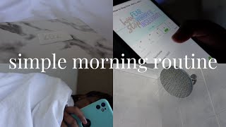 SIMPLE MORNING ROUTINE 2021 | My Quick Realistic Minimalist Morning Routine for Work or School