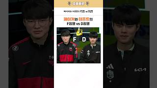 페이커와 데프트의 F점멸vs D점멸