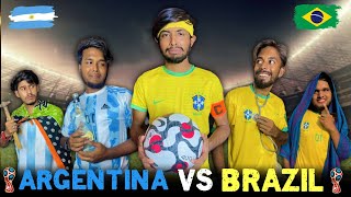 Argentina Vs Brazil The End | Bangla Funny Video || Omor On Fire | It's Omor |