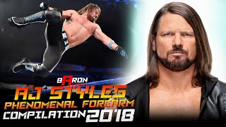 AJ Styles - Phenomenal Forearm Compilation 2018 | Baron Clashing