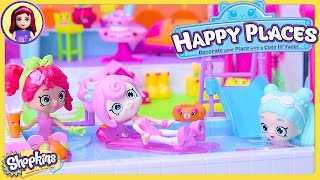 Shopkins Happy Places Pool Sun Deck Plant Patio Garden Petkins Setup Review Kids Toys