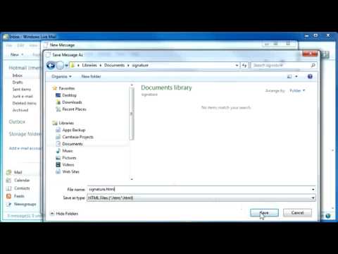 Email Signature With Image In Windows Live Mail Email Signature With Image In Windows Live Mail