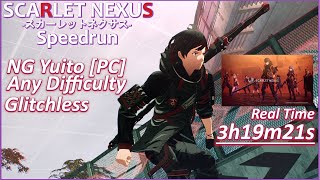 [RTA・実況なし(PC)] NG Yuito Any Difficulty Glitchless 3h19m21s SCARLET NEXUS Speedrun [Ver:1.07]