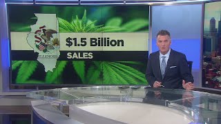 Illinois saw 50% increase in cannabis sales, with $1.5 billion in past fiscal year
