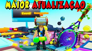 CORRE! SAIU A MAIOR ATUALIZAÇÃO DO STRONGMAN SIMULATOR - ROBLOX