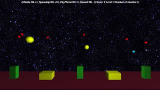 Missile Command 3D - Simple ThreeJS game