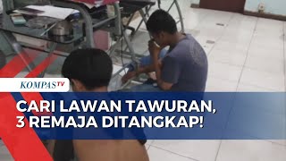 Cari Lawan Tawuran Lewat Live Medsos, Tiga Remaja di Palembang Ditangkap!