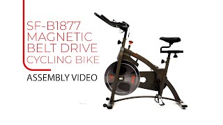 How to Assemble: SF-B1877SMART - Premium Magnetic Resistance Smart Indoor Cycling Bike