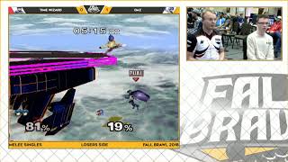 Fall Brawl 2018: Daz (Falco) vs. Time Wizard (Marth) - SSBM Singles