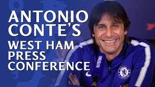Chelsea v West Ham | Antonio Conte Press Conference