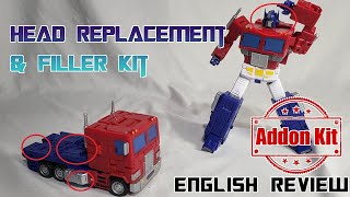 Video Review - Head Replacement \u0026 Filler kit - Studio Series 86 - Optimus Prime